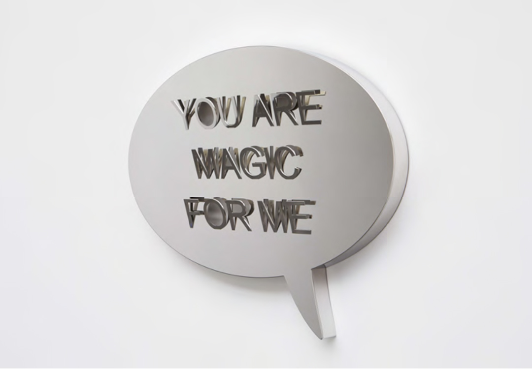 Mirror speech Bubble “You Are Magic for Me”, Venice 2023